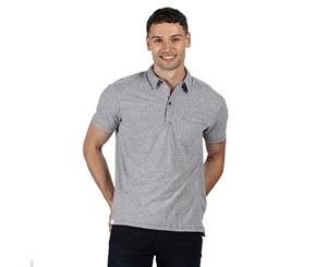 Regatta Mens Mando Cotton Casual Polo Shirt - Rock Grey