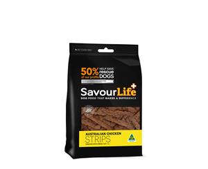 Savourlife Healthy Dog Treats Australian Chicken Strips 165g