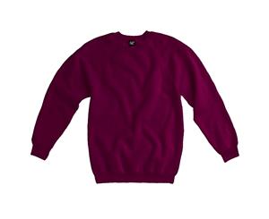 Sg Mens Raglan Sleeve Crew Neck Sweatshirt (Burgundy) - BC1069