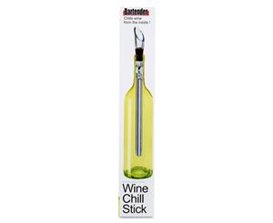 Bartender Wine Chill Stick - Silver/Black