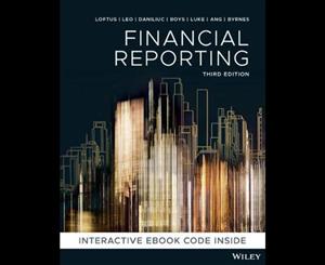 Financial Reporting  3rd edition