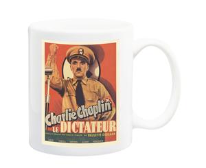 Great Dictator Charlie Chaplin Movie Poster Mug - 11 Fluid Oz