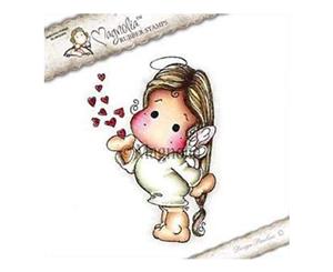 Magnolia - A Touch Of Love Cling Stamp 5.5 Inch X3.75 Inch Package Miss You Tilda