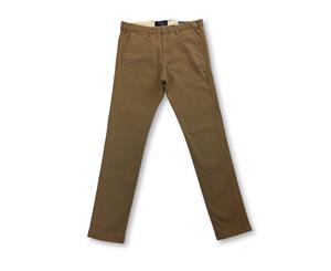 Men's Scotch & Soda Amsterdams Blauw Hotel Slim Cotton Chinos In Brown