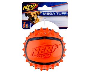 NERF Dog Large Mega Tuff Spike Ball - Orange