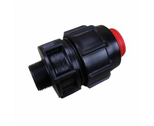 Rural Poly MALE Threaded ADAPTOR 2 Inch x 1 1/4 Inch 68039 Farm Plasson