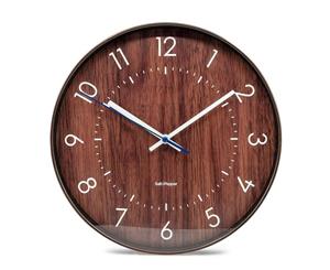 S&P Bailey Clock Dark Brown 31cm