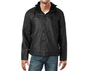 Sean John Mens Winter Quiltd Bomber Jacket