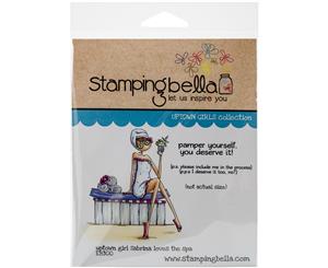 Stamping Bella Cling Stamp 6.5&quotX4.5"-Sabrina Loves The Spa