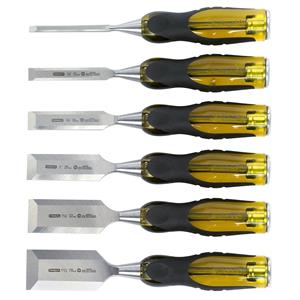 Stanley FatMax 6 Piece Thru Tang Butt Chisel Set