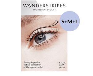 WONDERSTRIPES (S+M+L) Beauty Patches orginal upper eyelid lifting tape 84 patches