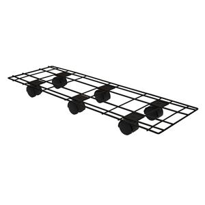 Whites 60cm Black Rectangle Wire Frame Pot Trolley