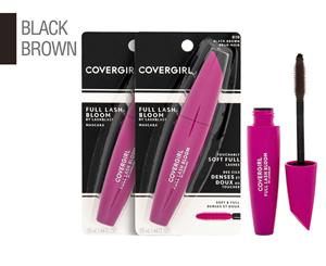 2 x Covergirl Full Lash Bloom Mascara 13.1mL - Black Brown