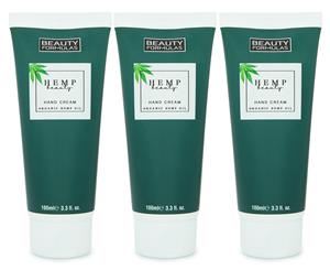 3 x Beauty Formulas Hemp Beauty Hand Cream 100mL