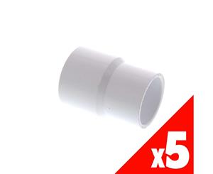 Dura Reducing Socket PVC 40mm x 32mm Pressure Pipe Fitting Plumbing Water 5 PACK