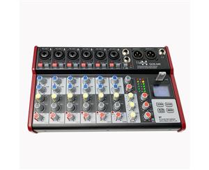 E-Lektron SE-8 Live Audio Mixer 8 Channel Mixer incl. USB Bluetooth Soundcard Phantom Power