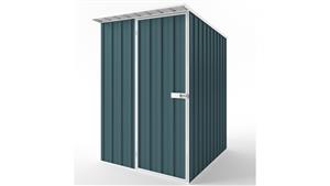 EasyShed S1519 Skillion Roof Garden Shed - Torres Blue