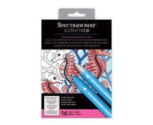 Spectrum Noir Colorista Marker Pad 5 inch X7 inch Under The Sea