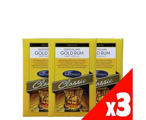 Still Spirits QUEENSLAND GOLD RUM 1x38ml Sachet Makes 2.25L 3 Pack Home Brew