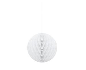 Unique Party Round Paper Lantern (White) - SG5382