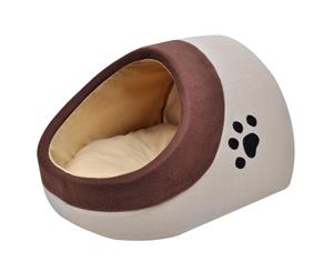 Warm Fleece Cat Cubby XL Soft Pet Furniture Basket Kitty Sleeping Bed