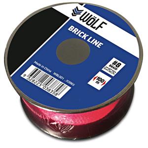 WoLF 100m Fluro Pink Brick Line WBL001