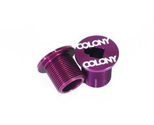 Colony BMX M25 Fork Bolt Top Cap Purple