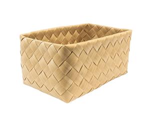 IconChef Wood Chip Rectangular Basket Medium 35x23x16cm