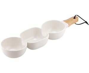 Ladelle Classic 3 Part Serving Stick White