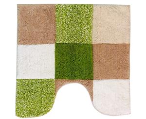 Monet Contour Mat 55 X 55cm - Fern (Green+Brown)