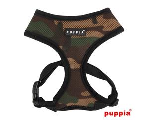 Puppia Soft Mesh Dog Harness Camo