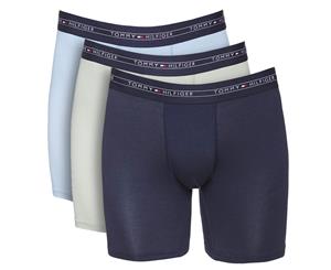 Tommy Hilfiger Men's Cotton Air Breathable Boxer Briefs 3-Pack - Powder Blue/Navy/Light Green