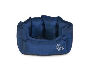 Yours Droolly Bondi Oval Dog Bed Blue