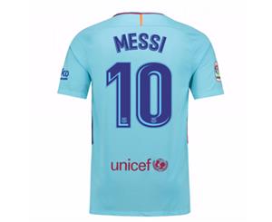 2017-2018 Barcelona Away Shirt (Messi 10)