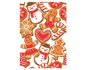 Crafters Companion Background Layering Stamps - Jolly Gingerbread