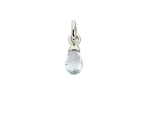 Kirstin Ash Light Blue Topaz Gemstone Charm w/ Sterling Silver