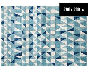 Rug Culture 290x200cm Mirage Modern Rug - Blue