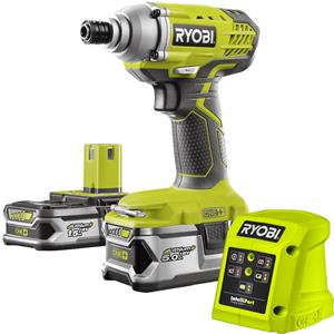 Ryobi 18V 1.5Ah / 5.0Ah ONE+ Impact Driver Kit