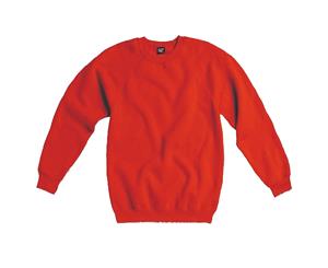 Sg Mens Raglan Sleeve Crew Neck Sweatshirt (Red) - BC1069