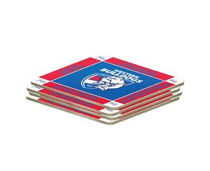 Western Bulldogs AFL Set of 4 Cork Drinking Coasters