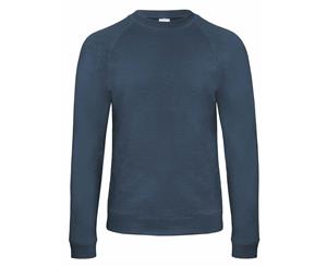 B&C Denim Mens Starlight Raglan Slub Sweatshirt (Chic Denim) - RW3056