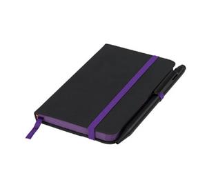 Bullet Noir Edge Notebook (Black/Purple) - PF2741