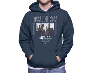 London Banter Districts Men's Hooded Sweatshirt - Navy Blue