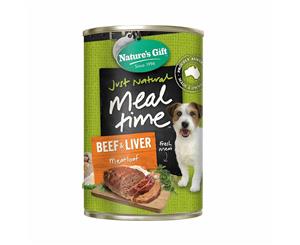 Natures Gift Beef Liver Meatloaf Dog Food 12x700g (DNG700BLMX12)