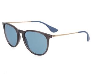 Ray-Ban Erika RB4171 Sunglasses - Transparent Grey/Gold/Blue