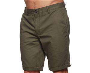 Ben Sherman Men's Script Relaxed Walk Shorts - Olive