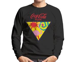 Coca Cola Miami Flamingo Men's Sweatshirt - Black