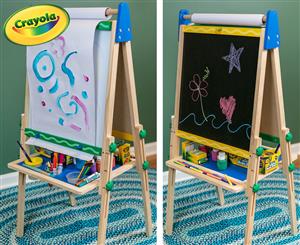 Crayola Kids' Double Sided Wooden Art Easel