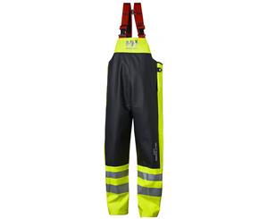 Helly Hansen Mens Alna Hi Visibility Workwear Bib Trousers - Yellow/Ebony