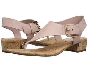 Michael Michael Kors Womens London thong Leather Split Toe Casual T-Strap San...